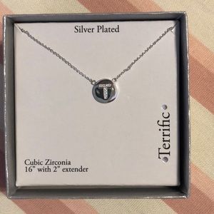 “T” initial necklace